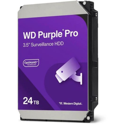 Disco Duro Western Digital Purple Pro WD241PURP 24 TB HDD 7200 RPM SATA 3.5"
