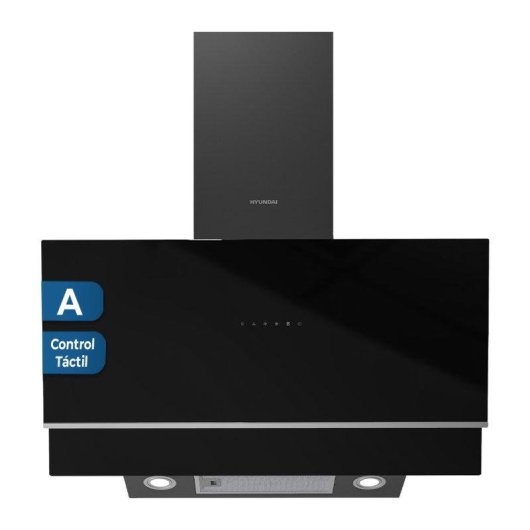 Campana extractora Hyundai HCPD900AN Doble tiro 90cm con control táctil Booster