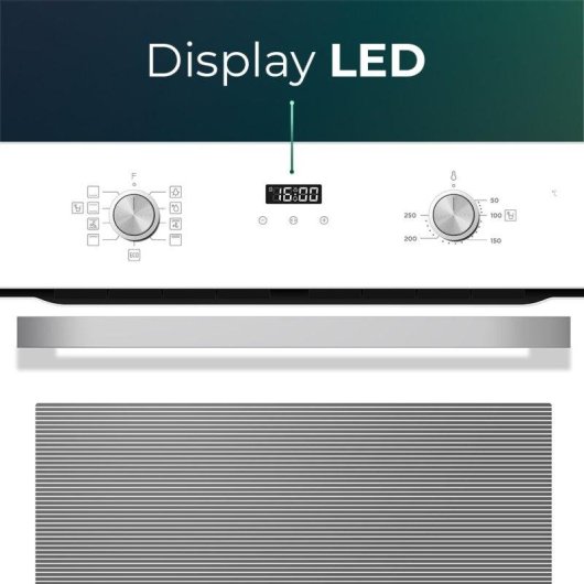 Forno Multifunções Svan SHM8700DCB Hidrolítico 70L 60cm Duplo Grill Branco