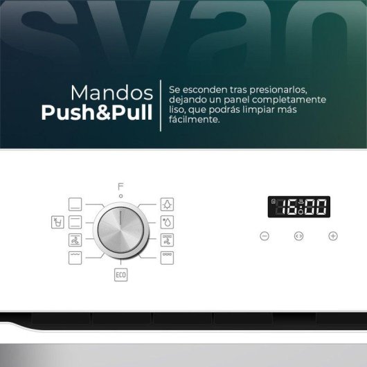 Forno Multifunções Svan SHM8700DCB Hidrolítico 70L 60cm Duplo Grill Branco