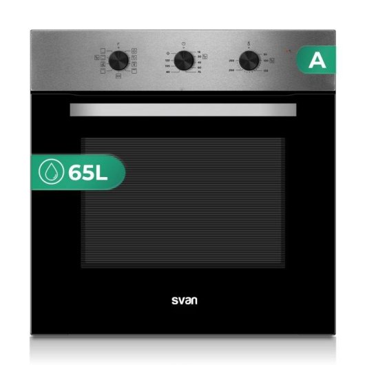 Horno Multifunción Svan SHM86500X Hidrolítico 65L 60cm Doble Grill Inox