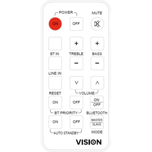 Altavoces Vision 2 vías 70W 8? con mando a distancia y certificación completa