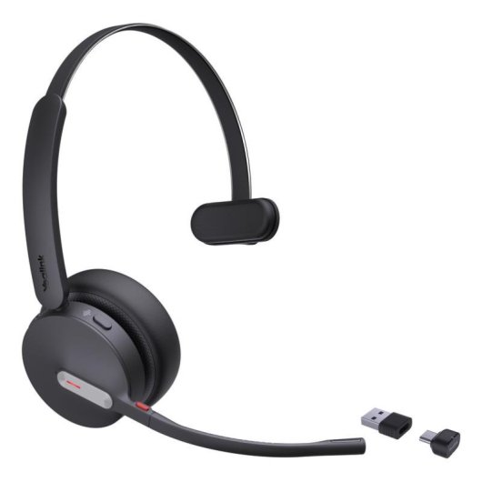 Auriculaires Yealink BH70 Mono UC sans fil Bluetooth avec Réduction de Bruit Noir