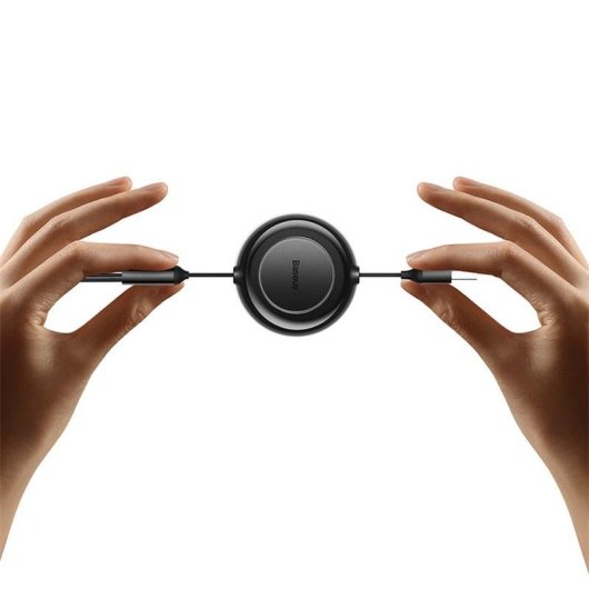 Kabel Baseus Bright Mirror 2 USB 3-in-1 Retraktierbar 66W Schwarz