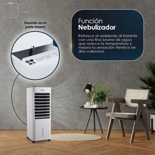 Ventilador Climatizador Hyundai HVC502800 28" 3 Velocidades Nebulizador Oscilación