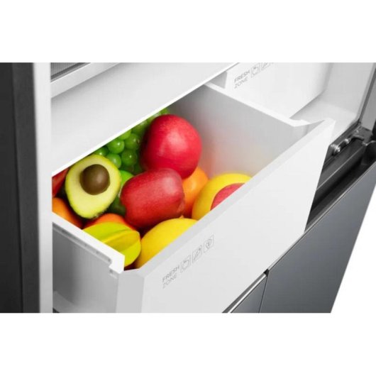 Réfrigérateur Américain TCL RC456CXE0 Total No Frost 190cm 456L E Argent IA