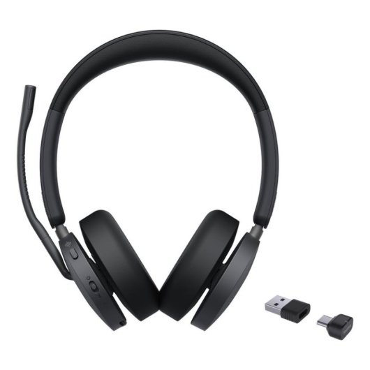 Auriculaires Yealink BH74 UC sans fil Bluetooth avec Réduction de Bruit, Microphone, USB-C/A, noir