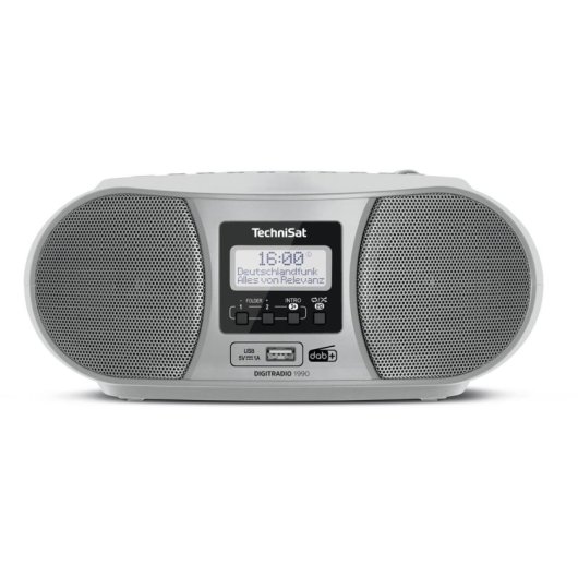 Radio CD Technisat DigitRadio 1990 3W RMS Bluetooth USB MP3 Zilver