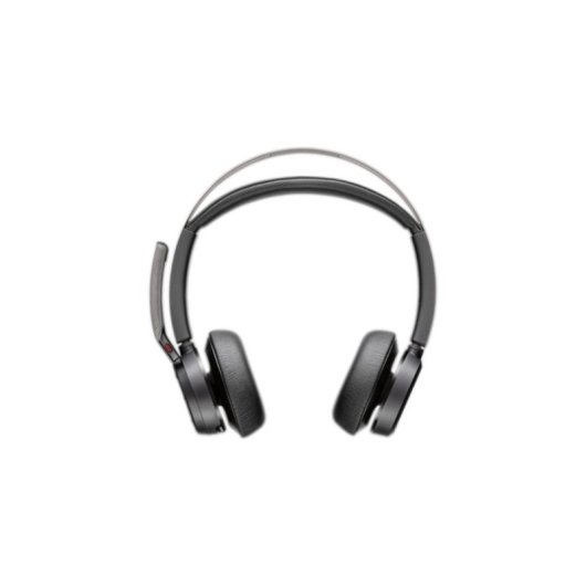 Auriculaires Poly Voyager Focus 2-M sans fil Bluetooth avec Réduction de Bruit, Microphone Boom et Base de Charge Noir