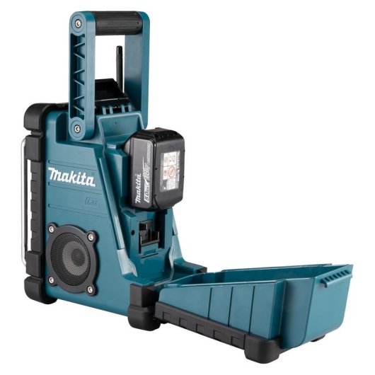 Radio Makita DMR116 Digital AM FM 37h Laufzeit IP64 Turquoise