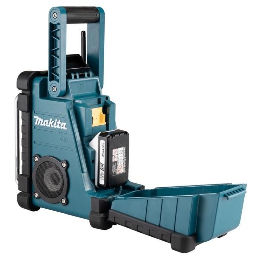 Radio Makita DMR116 Digital AM FM 37h Laufzeit IP64 Turquoise