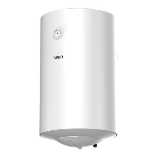 Termo eléctrico Svan 80L 1500W vertical blanco manual con termómetro
