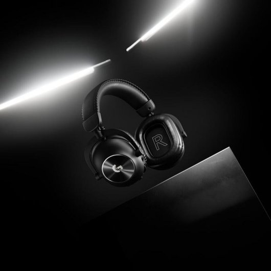 Kopfhörer Logitech PRO X Wireless 2 kabellos und kabelgebunden Bluetooth Gaming mit Ständer Schwarz
