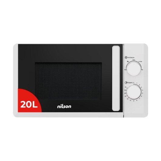 Microondas Nilson NMWC2700 20 Litros 700 W Manual Base Cerámica LED