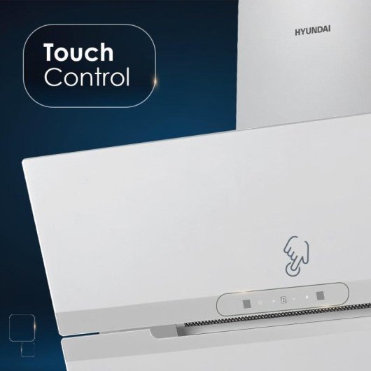 Campana extractora Hyundai HCDE60DCW00 Inverter Doble Tiro 60cm Booster