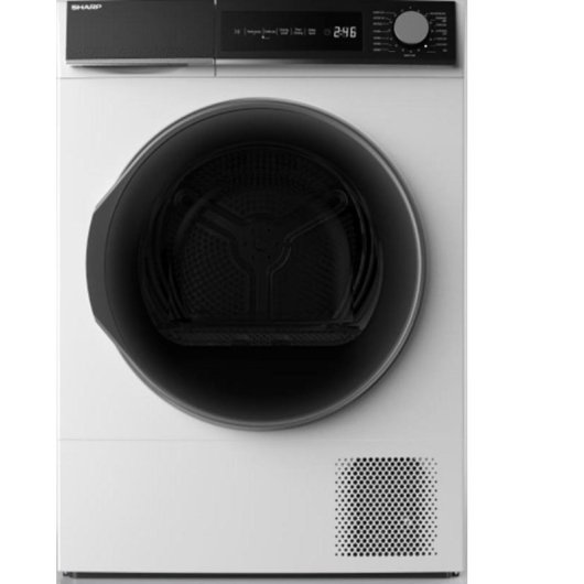 Secadora de condensação Sharp KD-NHH8S8GW3 8kg Classe C com bomba de calor