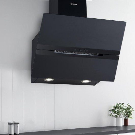 Campana extractora Hyundai HCDE90DCB00 Inverter Doble Tiro 90cm Booster