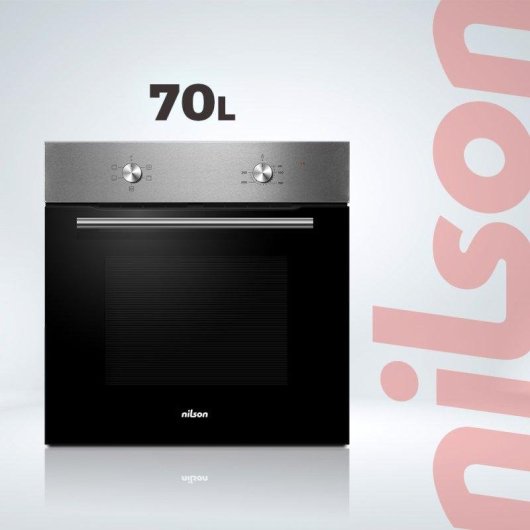 Horno Nilson NH4700EX Manual 70L 60cm 4 Programas Inox