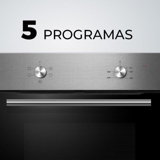 Horno Nilson NH4700EX Manual 70L 60cm 4 Programas Inox