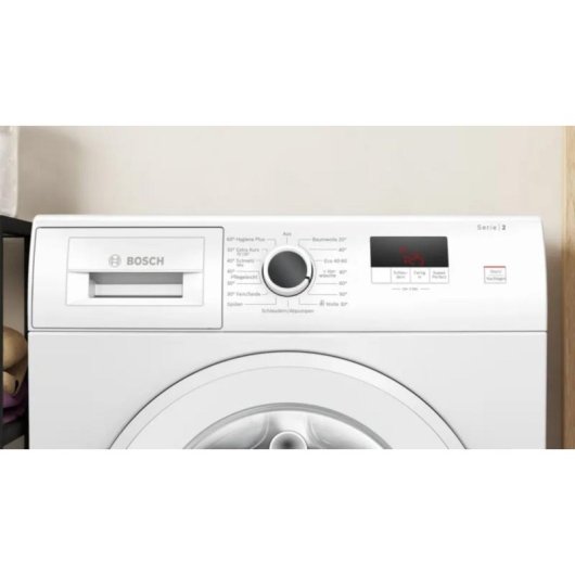 Lavadora carga frontal Bosch Serie 2 WGE02420 7 kg 1400 rpm clase A blanca