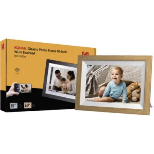 Moldura Fotográfica Digital Kodak RCF-1012W 10.1 LED 32GB Wi-Fi Branco