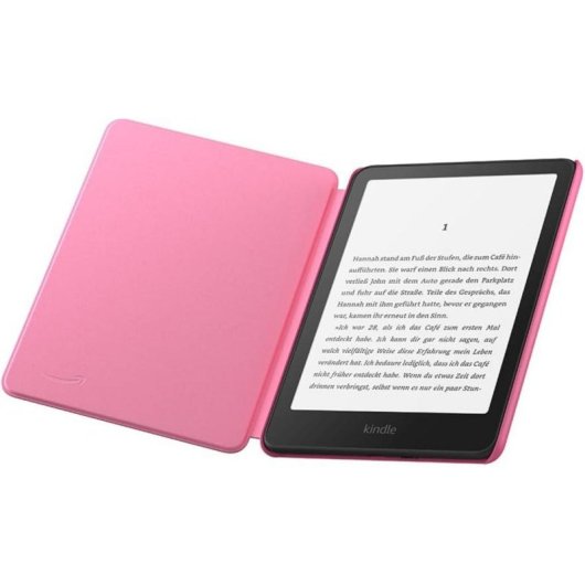 Protectora para Kindle Paperwhite y Colorsoft, Rosa, Tela Poliéster
