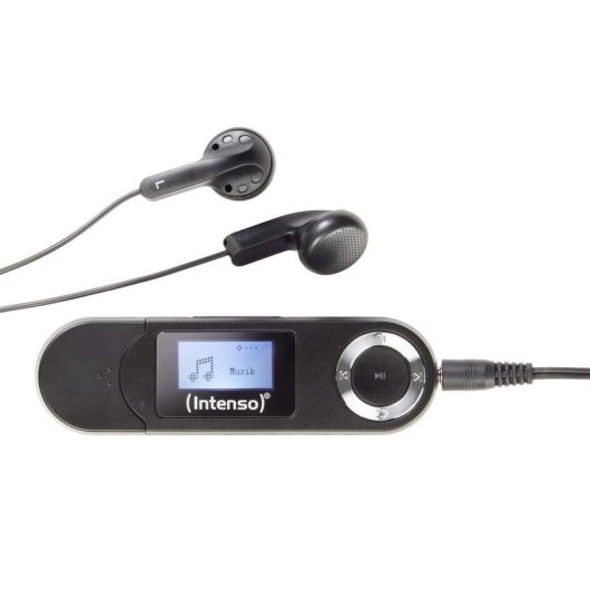Lettore MP3 Intenso 3601470 16GB LCD USB 2.0 Nero Cuffie Incluse