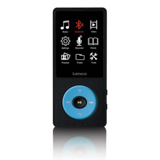 Lettore MP3 Lenco Xemio-860BU 8GB LCD Nero Blu Bluetooth