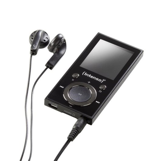 Reproductor MP3 Intenso Video Scooter BT 16 GB LCD USB 2.0 Negro Auriculares incluidos