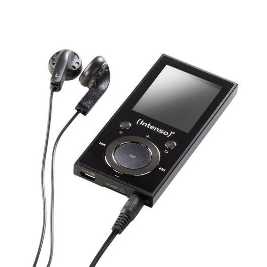 Reproductor MP3 Intenso Video Scooter BT 16 GB LCD USB 2.0 Negro Auriculares incluidos