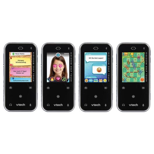 Smartphone per bambini VTech KidiZoom Snap Touch touch screen Bluetooth nero
