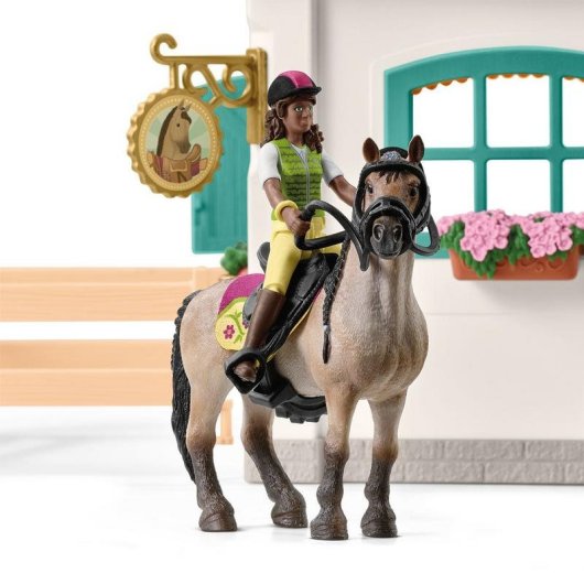 Set de juguetes Schleich HORSE CLUB 42591 Establo de Caballos y Caballos 5-12 años Multicolor Plástico