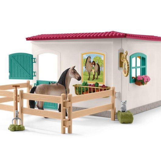 Set de juguetes Schleich HORSE CLUB 42591 Establo de Caballos y Caballos 5-12 años Multicolor Plástico
