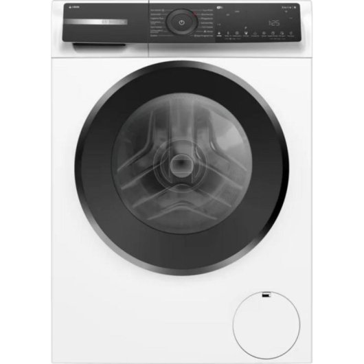 Máquina de Lavar Roupa Bosch Serie 6 WGH244A40 9Kg 1257rpm A Preto Branco WiFi Doseador Automático