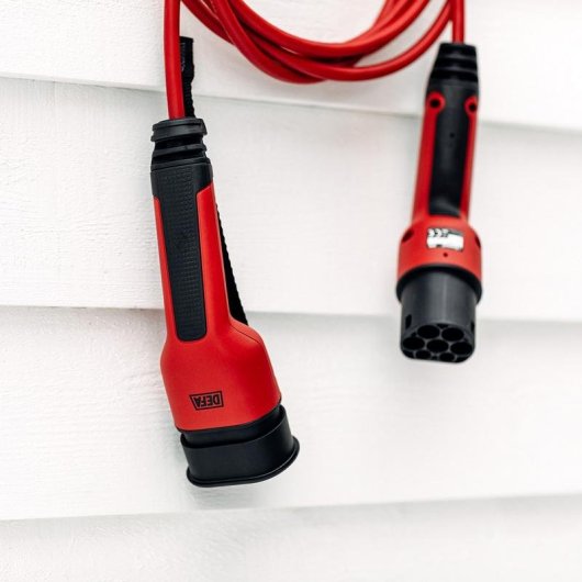 Cable de carga DEFA eConnect Rojo Type 2 7.5 m 13.8 kW