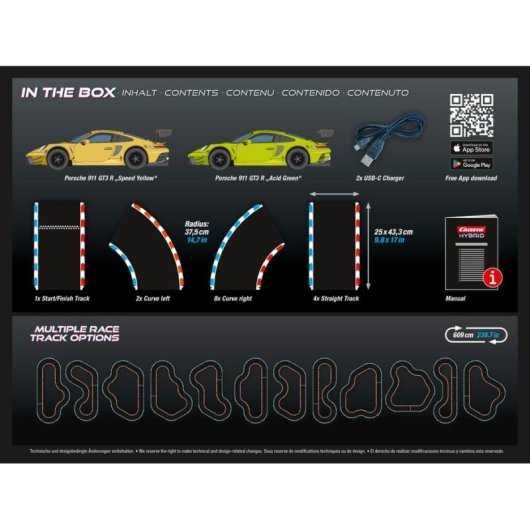 Set de pistas y vehículos de carreras Carrera 50050001 con control remoto inalámbrico