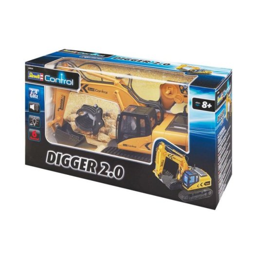 Escavadora Revell Digger 2.0 1:16 400 mAh 6WD NiMH