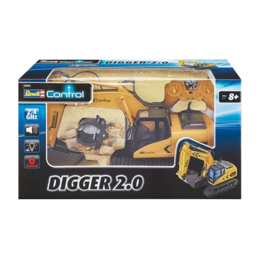 Escavadora Revell Digger 2.0 1:16 400 mAh 6WD NiMH