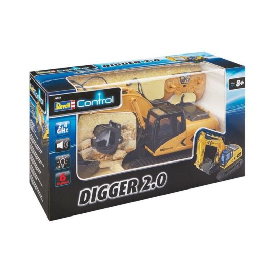 Escavadora Revell Digger 2.0 1:16 400 mAh 6WD NiMH