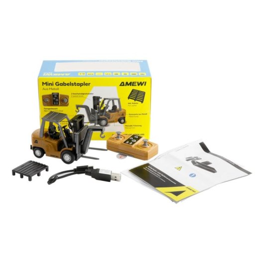 Empilhador Amewi 22715 1:64 motor elétrico RTR 2WD