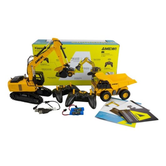 Bagger Amewi 22710 1:24 500 mAh Fernsteuerung