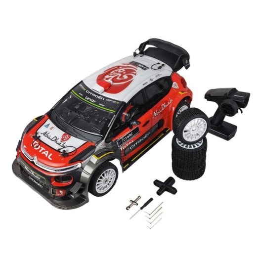 Carro de Rally Amewi C3 WRC 1:7 Brushless 4WD ARTR