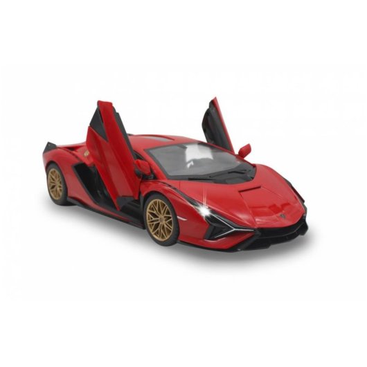 Carro radiocontrolado Jamara Lamborghini Sián 1:14 LED 11 Km/h Vermelho