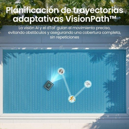 Robot limpia piscinas Aiper Scuba V3 con IA para piscinas hasta 100 m²