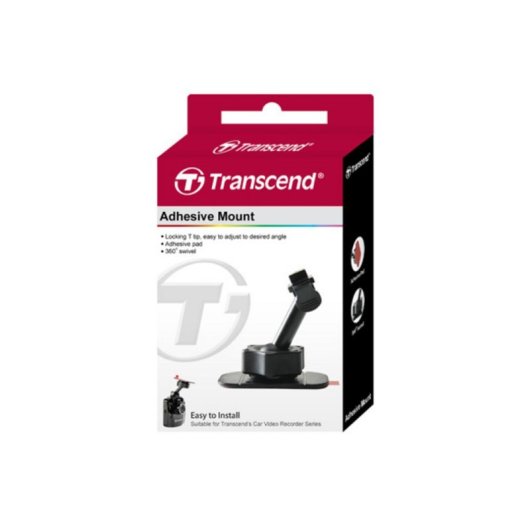 Support adhésif Transcend TS-DPA1 Noir 360° pour DrivePro