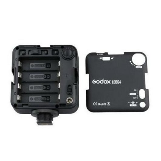 Flash Godox LED64 Macro 110 g Noir Batterie AA Universel