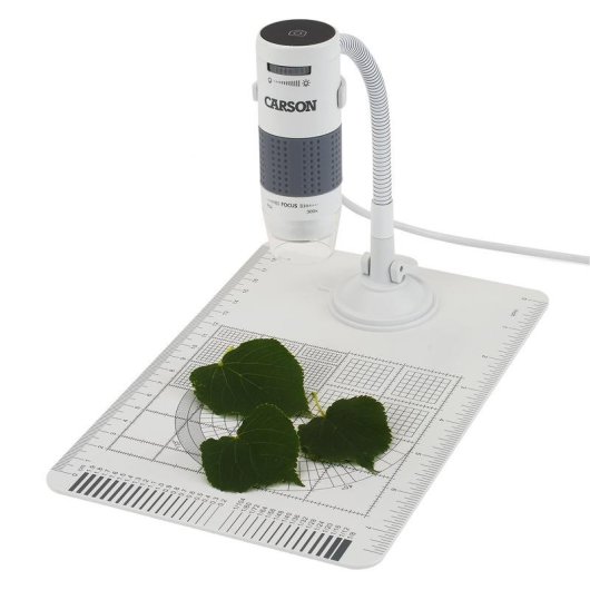 Mikroskop Carson EFLEX 300x 1600x1200 Integrierte Kamera Grau Weiss