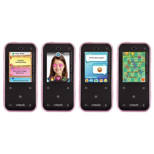Smartphone per bambini VTech KidiZoom Snap Touch rosa touch Bluetooth