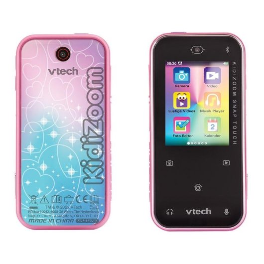 Smartphone per bambini VTech KidiZoom Snap Touch rosa touch Bluetooth