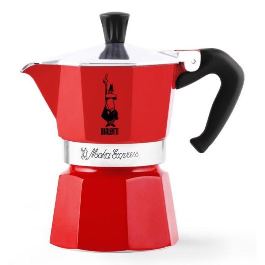 Italienischer Espressokocher Bialetti 4941 Rot Aluminium 1 Tasse